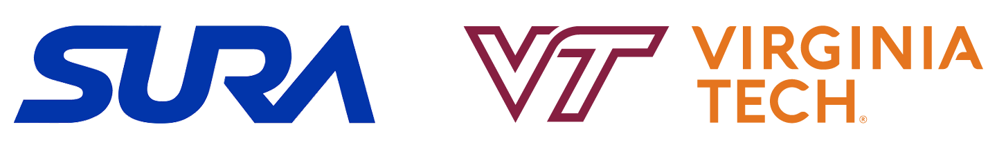 SURA and Virginia Tech logos